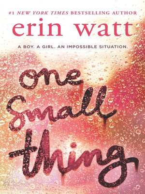 cover image of One Small Thing
